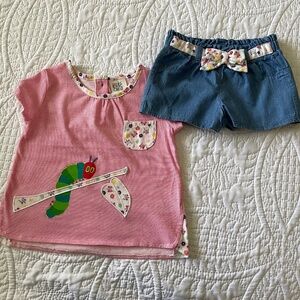 The Very Hungry Caterpillar Shirt & Short Set